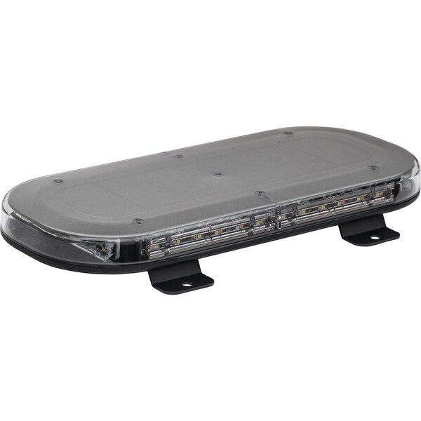 Class 1 Low Profile Oval LED Mini Light Bar - Amber/Blue